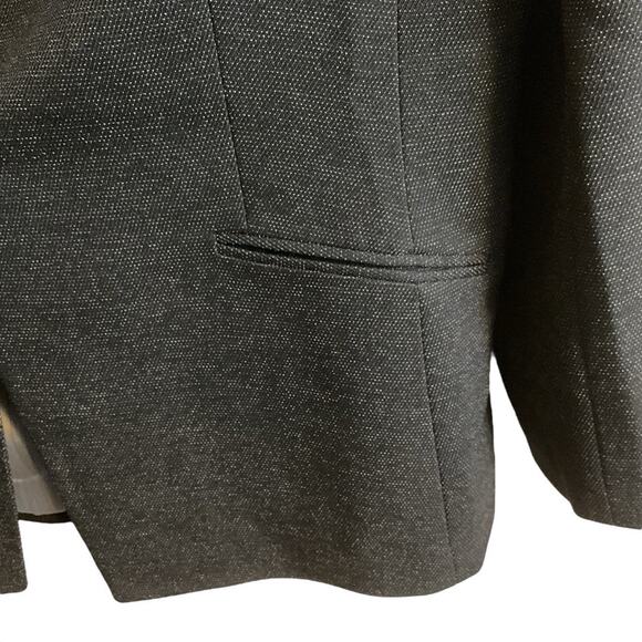 Tahari ASL Black White Spots Embellished One-Button Blazer Jacket Size 12 - Picture 7 of 14